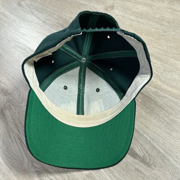 Vintage Michigan‎ State Spartans Snapback Hat Green Wool Cap USA College NCAA - Picture 5 of 10